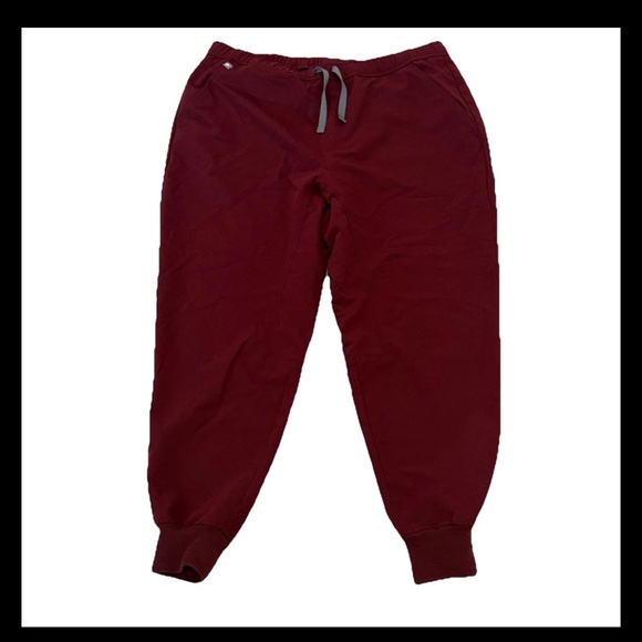 Men’s Figs Purple Maroon Tansen Jogger Nurse Medical Scrub Pants Size XL Short - Picture 1 of 8